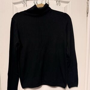 Ann Taylor Black Turtleneck Sweater